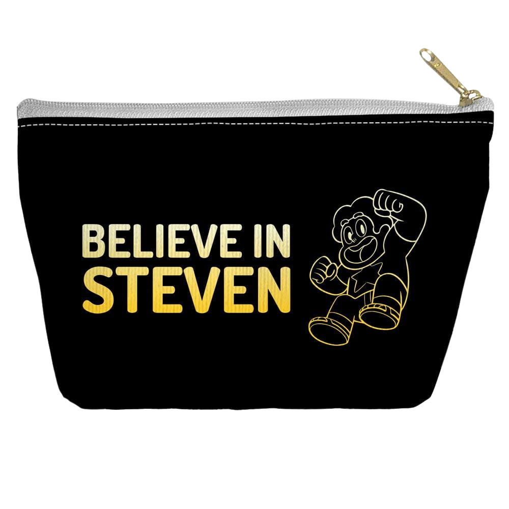 Steven Universe - Believe In Steven Tapered Bottom Pouch T Bottom Accessory Pouches Steven Universe   