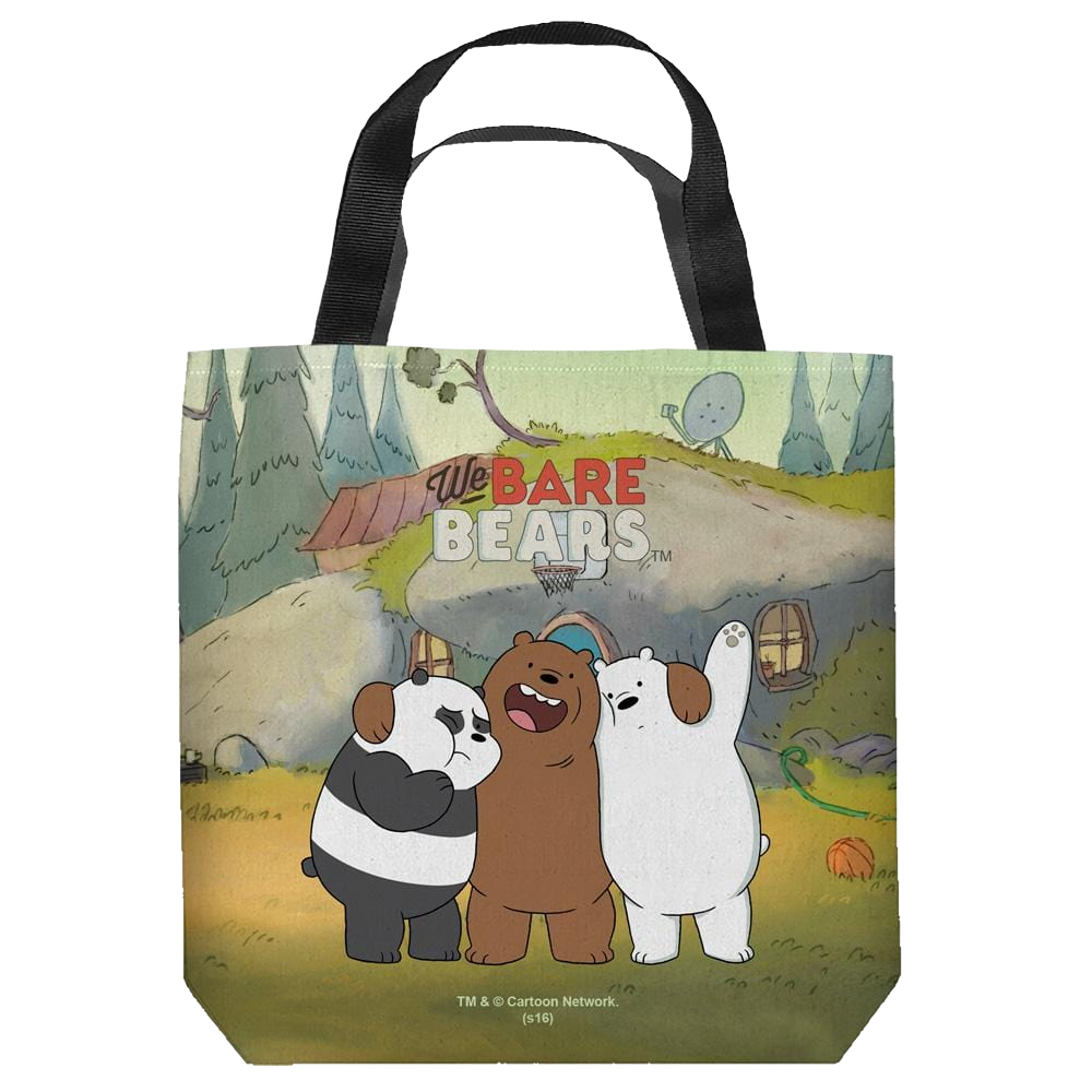 We Bare Bears Group - Tote Bag Tote Bags We Bare Bears   
