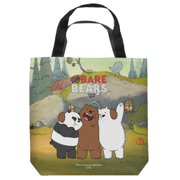 We Bare Bears Group - Tote Bag Tote Bags We Bare Bears   