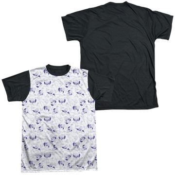 Powerpuff Girls Mojo Jojo Pattern men's black back t-shirt