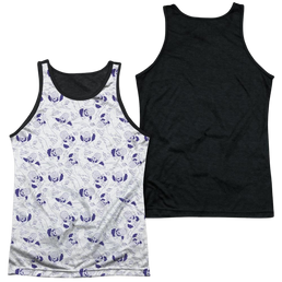 Powerpuff Girls Mojo Jojo Pattern Men's Black Back Tank Men's Black Back Tank Powerpuff Girls   