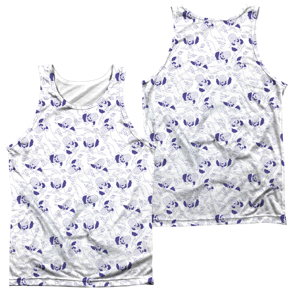 Powerpuff Girls Mojo Jojo Pattern Men's All Over Print Tank Men's All Over Print Tank Powerpuff Girls   