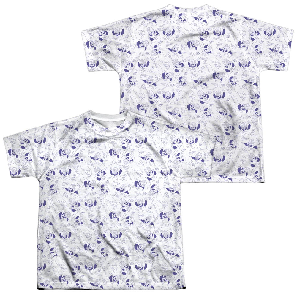 Powerpuff Girls Mojo Jojo Pattern - Youth All-Over Print T-Shirt Youth All-Over Print T-Shirt (Ages 8-12) Powerpuff Girls   