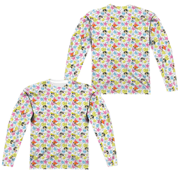 Powerpuff Girls Powerpuff Pattern Men's All-Over Print Long Sleeve T-Shirt Men's All-Over Print Long Sleeve Powerpuff Girls   