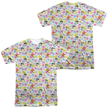 Powerpuff Girls Powerpuff Pattern men's all-over print t-shirt