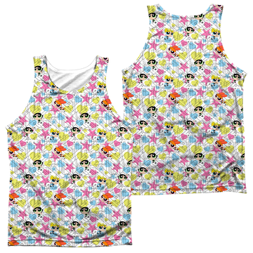 Powerpuff Girls Powerpuff Pattern men's all-over print tank