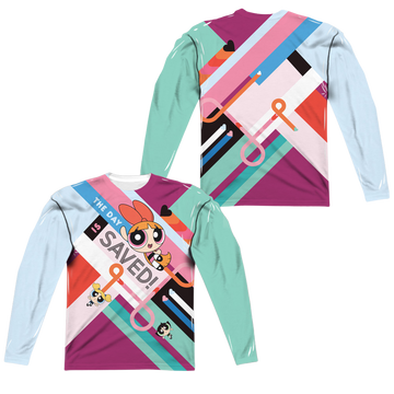 Powerpuff Girls The Day Is Saved men's all-over print long sleeve