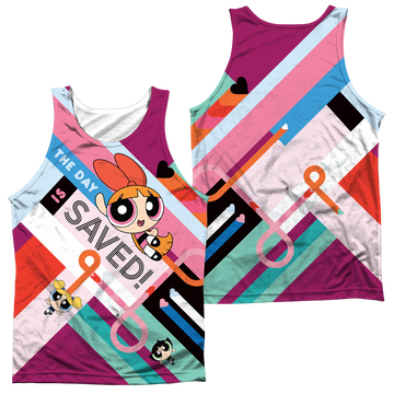 Powerpuff Girls The Day Is Saved men's all-over print tank