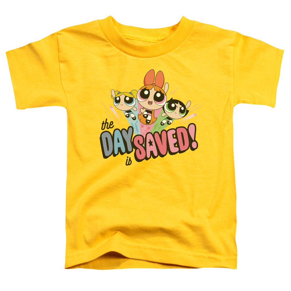 Powerpuff Girls The Day Is Saved - Toddler T-Shirt Toddler T-Shirt Powerpuff Girls   