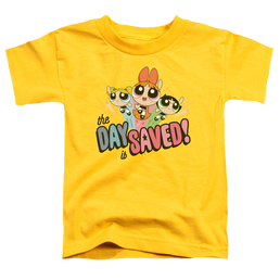 Powerpuff Girls The Day Is Saved - Toddler T-Shirt Toddler T-Shirt Powerpuff Girls   