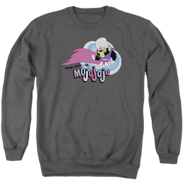 Powerpuff Girls I Am Bad I Am Evil Men's Crewneck Sweatshirt Men's Crewneck Sweatshirt Powerpuff Girls   
