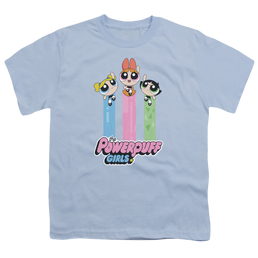 Powerpuff Girls The Girls Fly - Youth T-Shirt Youth T-Shirt (Ages 8-12) Powerpuff Girls   