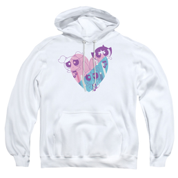 Powerpuff Girls Powerpuff Heart Pullover Hoodie Pullover Hoodie Powerpuff Girls   
