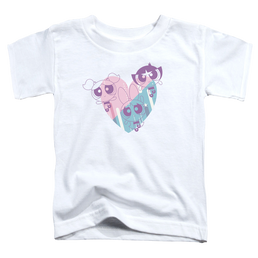 Powerpuff Girls Powerpuff Heart - Kid's T-Shirt Kid's T-Shirt (Ages 4-7) Powerpuff Girls   
