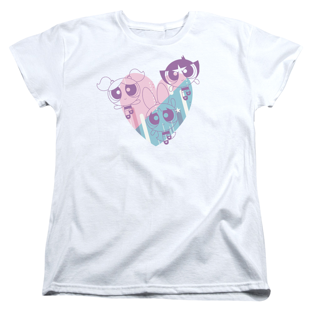 Powerpuff Girls Powerpuff Heart Women's T-Shirt Women's T-Shirt Powerpuff Girls   