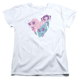 Powerpuff Girls Powerpuff Heart Women's T-Shirt Women's T-Shirt Powerpuff Girls   