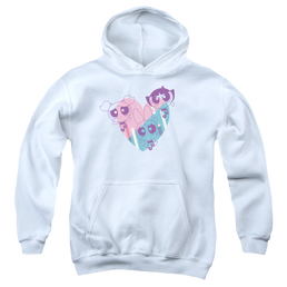 Powerpuff Girls Powerpuff Heart - Youth Hoodie Youth Hoodie (Ages 8-12) Powerpuff Girls   