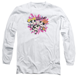 Powerpuff Girls Team Awesome Men's Long Sleeve T-Shirt Men's Long Sleeve T-Shirt Powerpuff Girls   