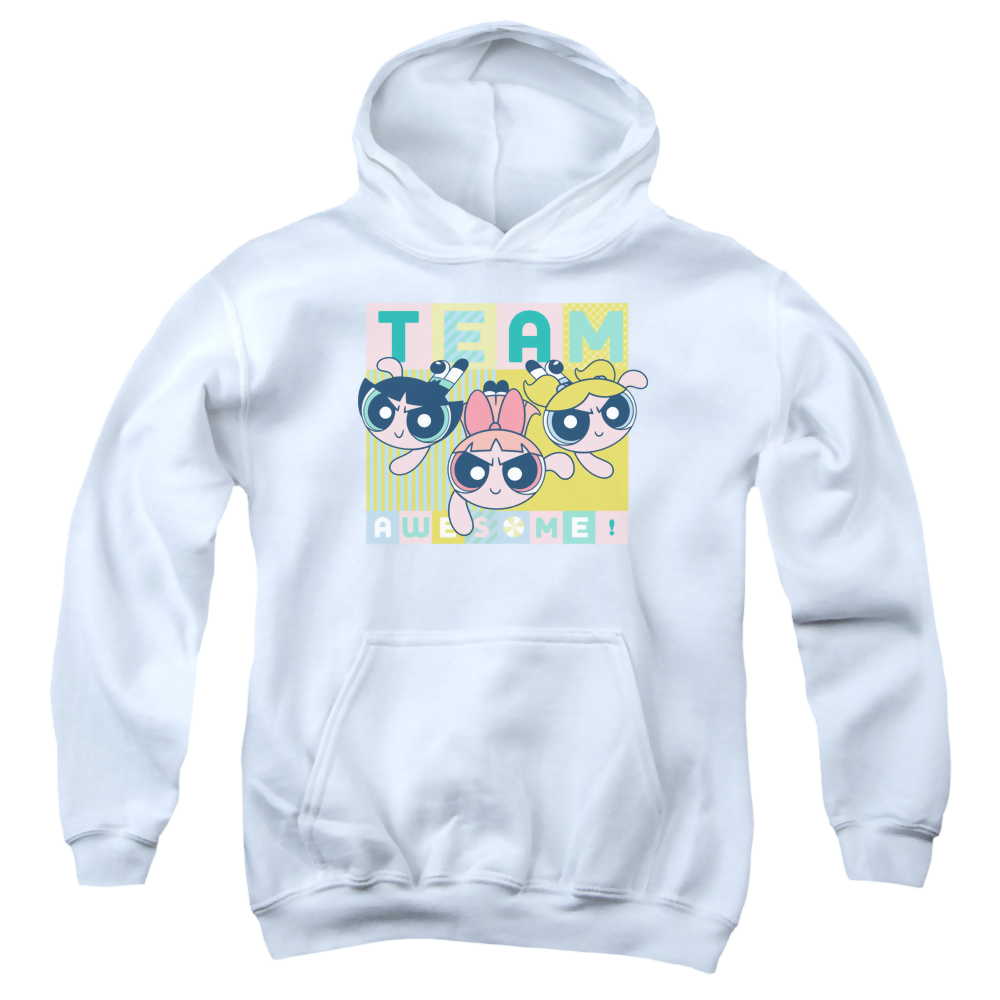 Powerpuff Girls Awesome Block - Youth Hoodie Youth Hoodie (Ages 8-12) Powerpuff Girls   