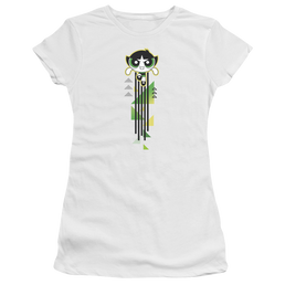 Powerpuff Girls Buttercup Streak Juniors T-Shirt Juniors T-Shirt Powerpuff Girls   