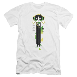 Powerpuff Girls Buttercup Streak Men's Premium Slim Fit T-Shirt Men's Premium Slim Fit T-Shirt Powerpuff Girls   