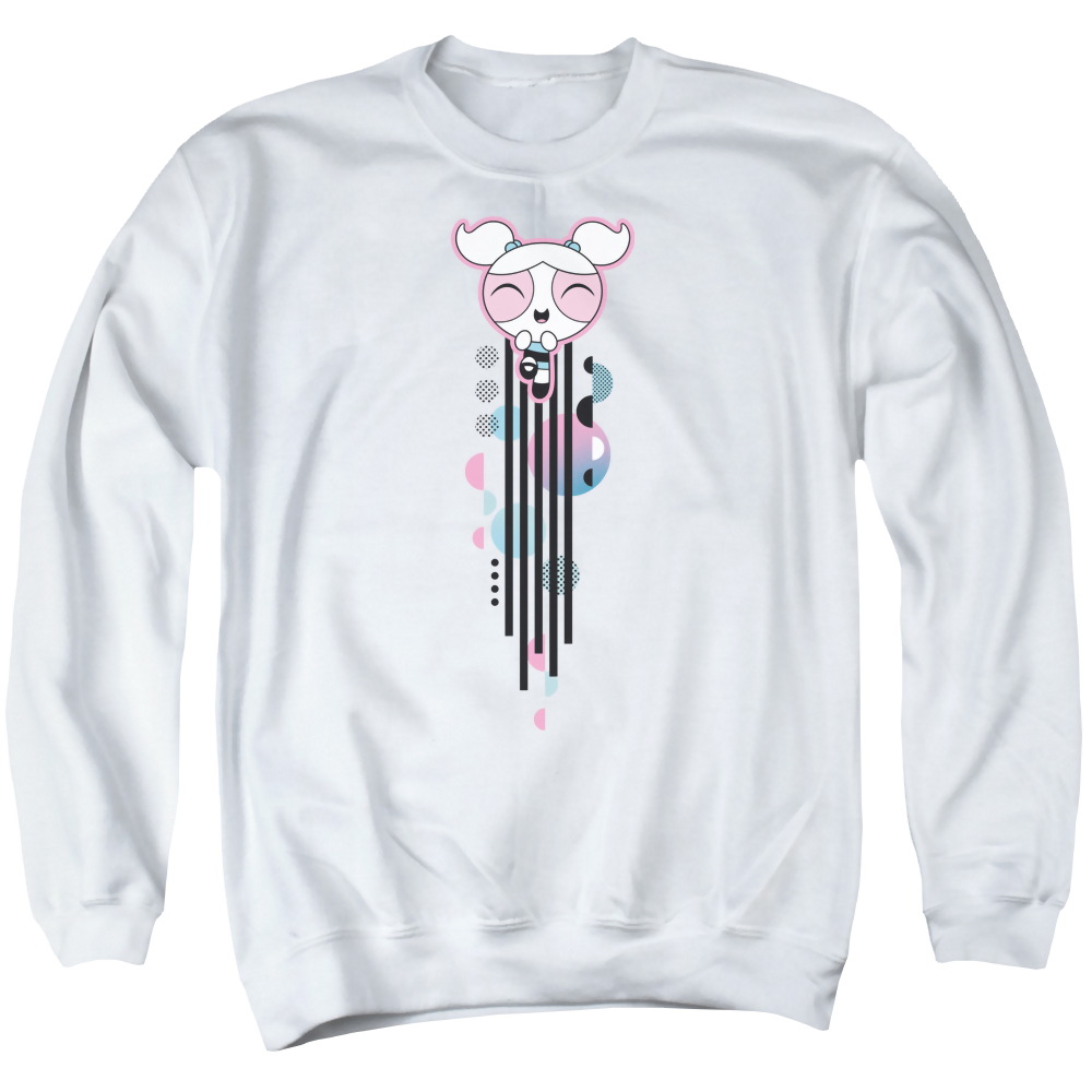 Powerpuff Girls Bubbles Streak Men's Crewneck Sweatshirt Men's Crewneck Sweatshirt Powerpuff Girls   