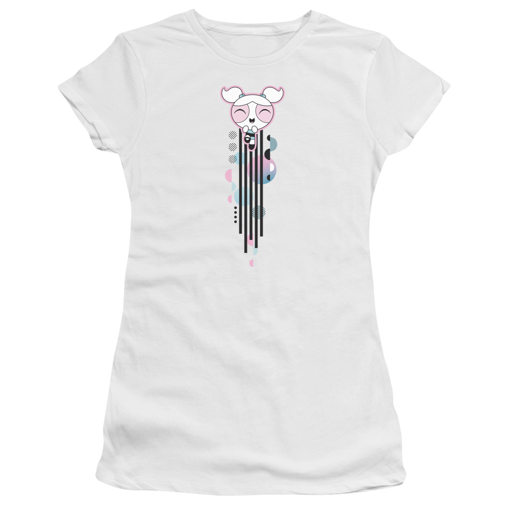 Powerpuff Girls Bubbles Streak Juniors T-Shirt Juniors T-Shirt Powerpuff Girls   