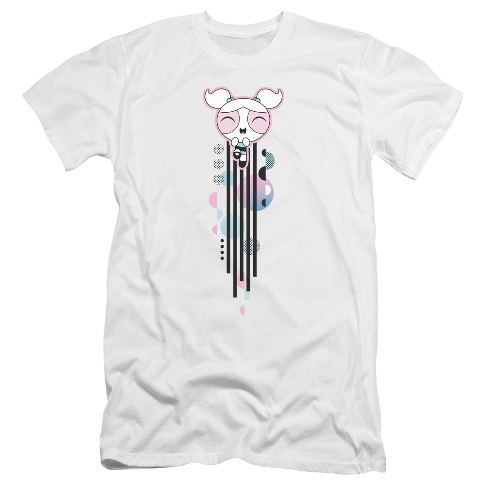 Powerpuff Girls Bubbles Streak Men's Premium Slim Fit T-Shirt Men's Premium Slim Fit T-Shirt Powerpuff Girls   