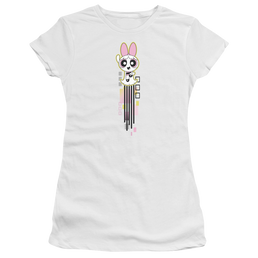 Powerpuff Girls Blossom Streak Juniors T-Shirt Juniors T-Shirt Powerpuff Girls   