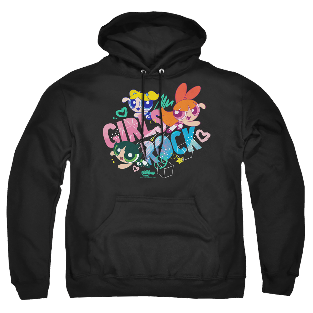Powerpuff Girls Girls Rock Pullover Hoodie Pullover Hoodie Powerpuff Girls   