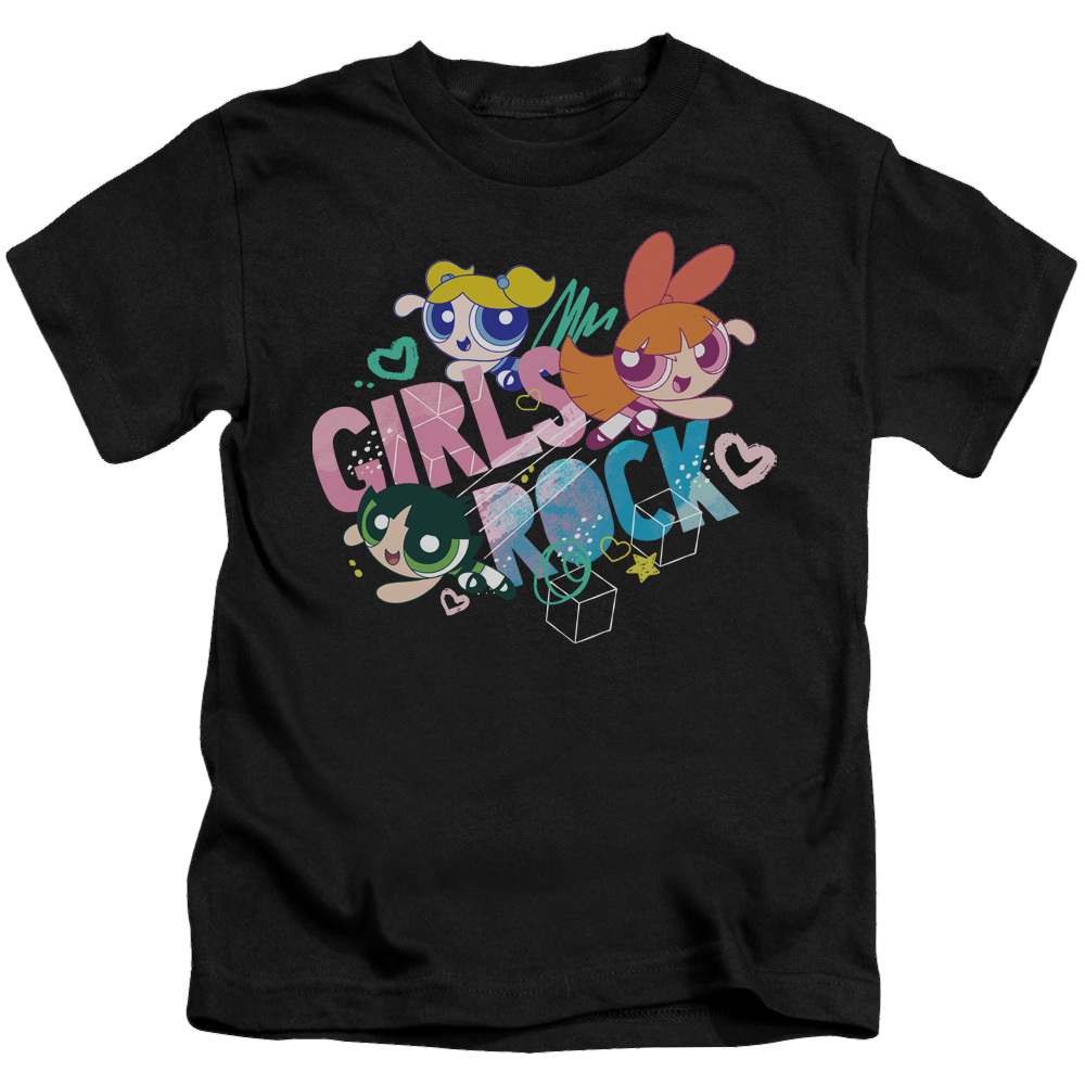 Powerpuff Girls Girls Rock - Kid's T-Shirt Kid's T-Shirt (Ages 4-7) Powerpuff Girls   