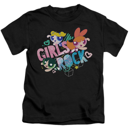 Powerpuff Girls Girls Rock - Kid's T-Shirt Kid's T-Shirt (Ages 4-7) Powerpuff Girls   