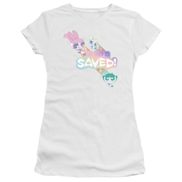 Powerpuff Girls The Day Is Saved Juniors T-Shirt Juniors T-Shirt Powerpuff Girls   