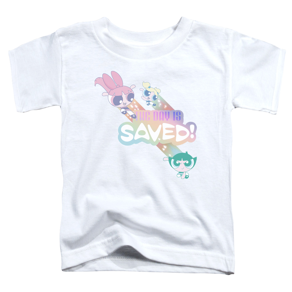 Powerpuff Girls The Day Is Saved - Toddler T-Shirt Toddler T-Shirt Powerpuff Girls   
