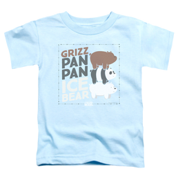 We Bare Bears Grizz Pan Pan Ice Bear - Toddler T-Shirt Toddler T-Shirt We Bare Bears   