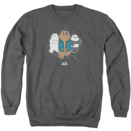 We Bare Bears Jacket Men's Crewneck Sweatshirt Men's Crewneck Sweatshirt We Bare Bears   