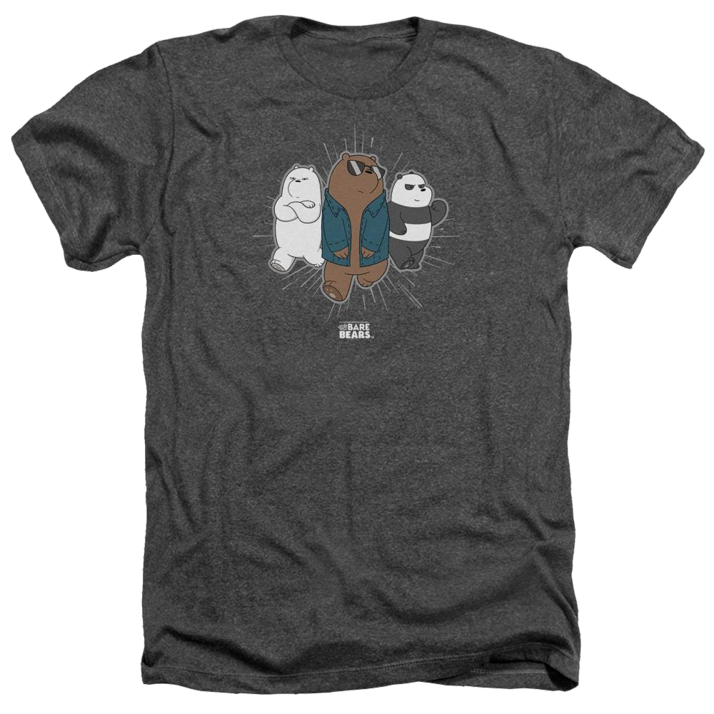 We Bare Bears Jacket Men's Heather T-Shirt Men's Heather T-Shirt We Bare Bears   