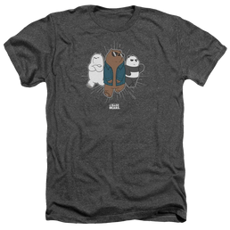 We Bare Bears Jacket Men's Heather T-Shirt Men's Heather T-Shirt We Bare Bears   