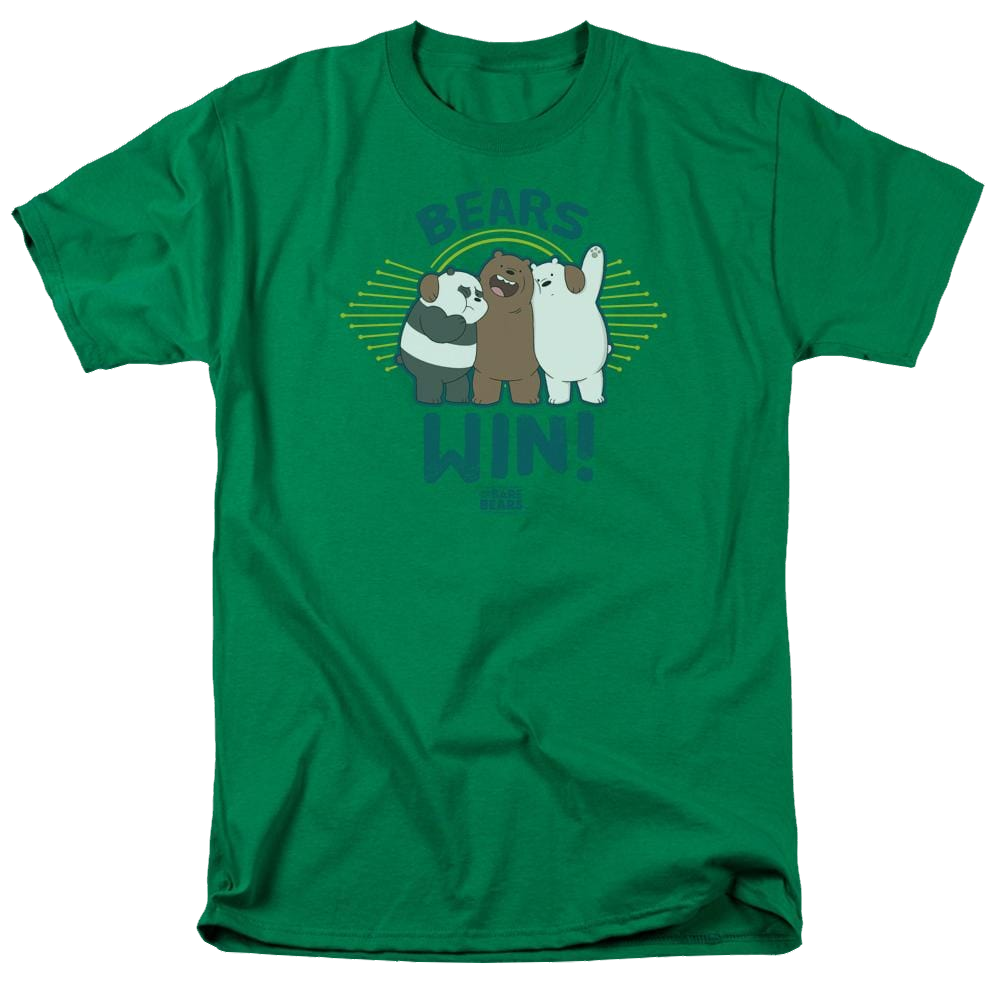 We Bare Bears Bears Win Men's Regular Fit T-Shirt Men's Regular Fit T-Shirt We Bare Bears   