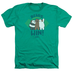 We Bare Bears Bears Win Men's Heather T-Shirt Men's Heather T-Shirt We Bare Bears   