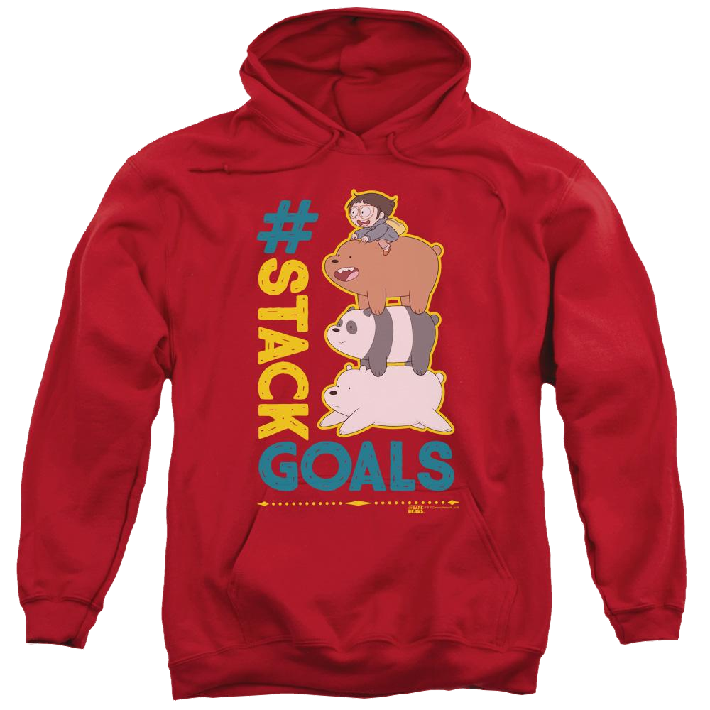 We Bare Bears Stack Goals Pullover Hoodie Pullover Hoodie We Bare Bears   