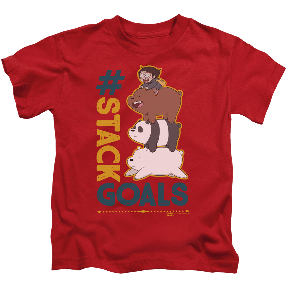 We Bare Bears Stack Goals - Kid's T-Shirt Kid's T-Shirt (Ages 4-7) We Bare Bears   