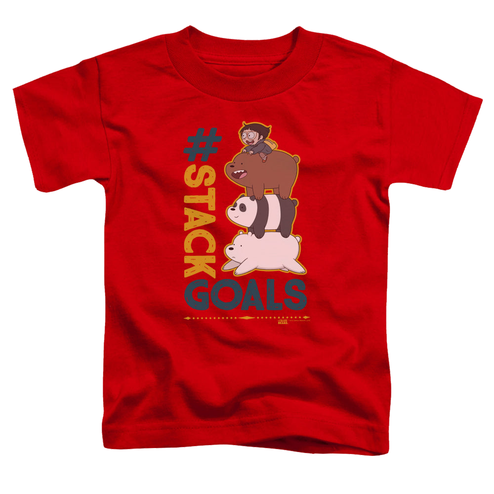 We Bare Bears Stack Goals - Toddler T-Shirt Toddler T-Shirt We Bare Bears   