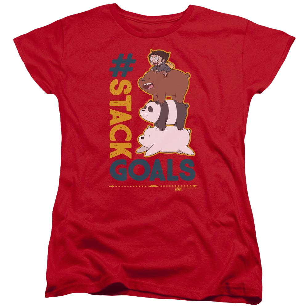 We Bare Bears Stack Goals Women's T-Shirt Women's T-Shirt We Bare Bears   