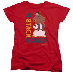 We Bare Bears Stack Goals Women's T-Shirt Women's T-Shirt We Bare Bears   
