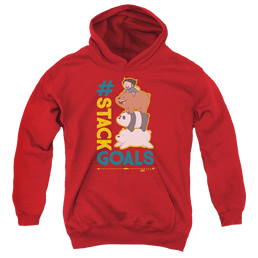 We Bare Bears Stack Goals - Youth Hoodie Youth Hoodie (Ages 8-12) We Bare Bears   