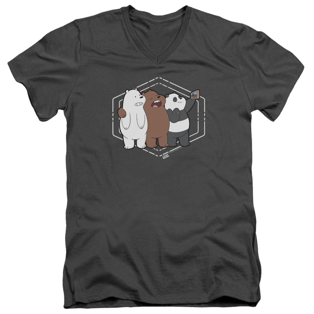 We Bare Bears Selfie Men's V-Neck T-Shirt Men's V-Neck T-Shirt We Bare Bears   