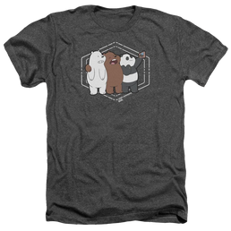 We Bare Bears Selfie Men's Heather T-Shirt Men's Heather T-Shirt We Bare Bears   