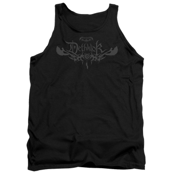 Black men's tank with Metalocalypse Dethklok Logo graphic