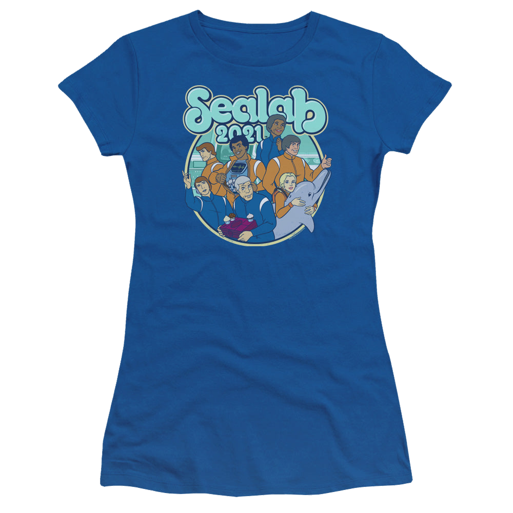 Sealab 2021 Gangs All Here - Juniors T-Shirt Juniors T-Shirt Sealab 2021   